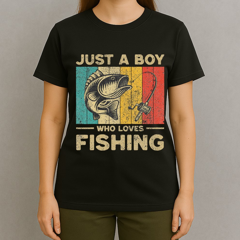 Funny Vintage Fishing Jokes Fisherman Bass Fish T-Shirt