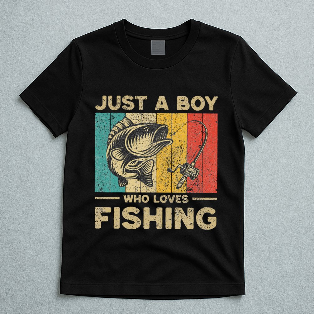 Funny Vintage Fishing Jokes Fisherman Bass Fish T-Shirt