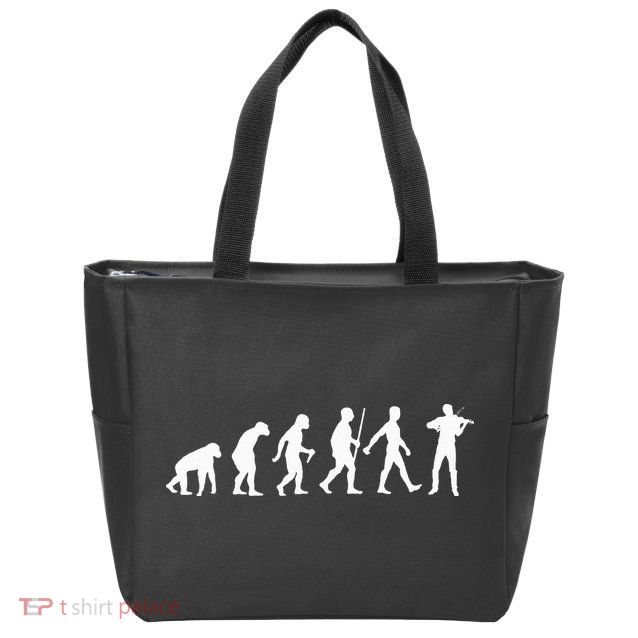 Funny Violin For  Orchestra Violin Player Lovers Zip Tote Bag