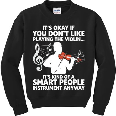Funny Violin For Men Women Music Instrument Player Musicians Kids Sweatshirt