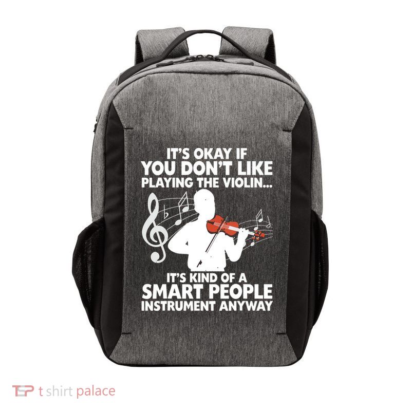Funny Violin For Men Women Music Instrument Player Musicians Vector Backpack