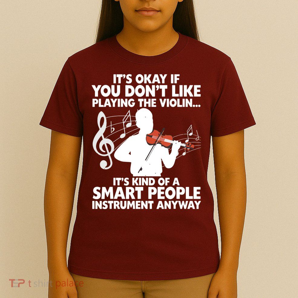 Funny Violin For Men Women Music Instrument Player Musicians T-Shirt