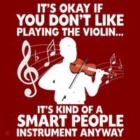 Funny Violin For Men Women Music Instrument Player Musicians T-Shirt