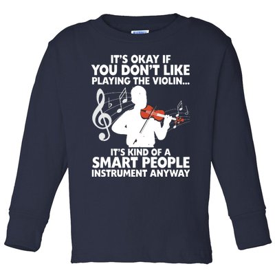 Funny Violin For Men Women Music Instrument Player Musicians Toddler Long Sleeve Shirt