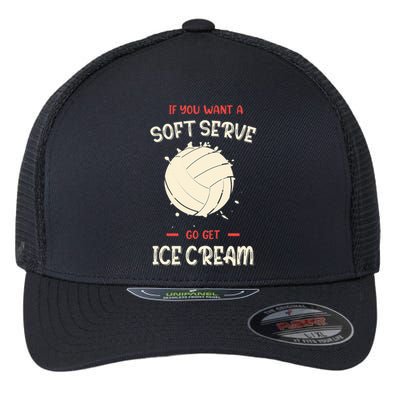 Funny Volleyball  Flexfit Unipanel Trucker Cap