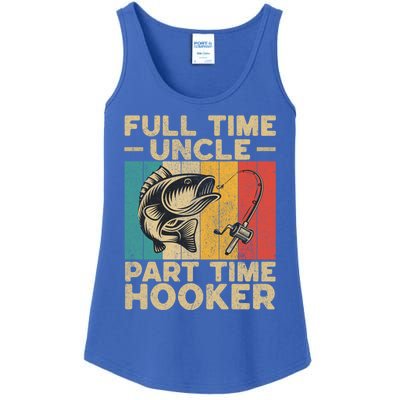 Funny Vintage Fishing Uncle Jokes Fisher Cute Gift Ladies Essential Tank