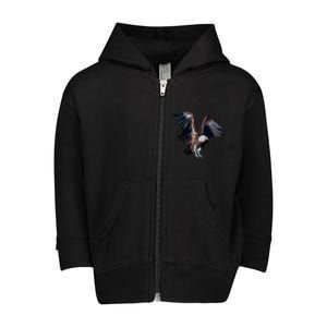 Flying Vulture Toddler Zip Fleece Hoodie