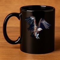 Flying Vulture 11oz C Handle Ceramic Mug