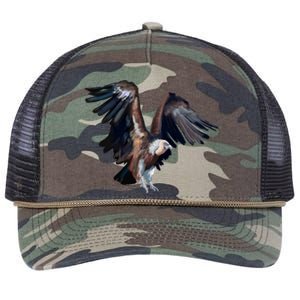 Flying Vulture Retro Rope Trucker Hat Cap