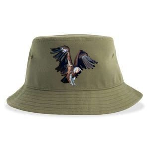 Flying Vulture Sustainable Bucket Hat