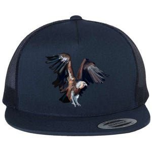 Flying Vulture Flat Bill Trucker Hat