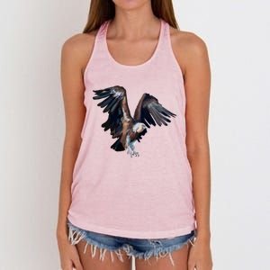 Flying Vulture Women's Knotted Racerback Tank