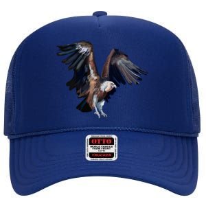 Flying Vulture High Crown Mesh Back Trucker Hat