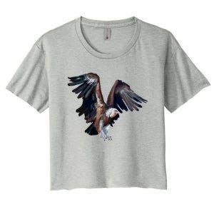 Flying Vulture Women's Crop Top Tee