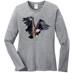 Flying Vulture Ladies Long Sleeve Shirt