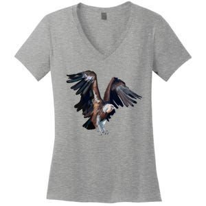 Flying Vulture Women's V-Neck T-Shirt