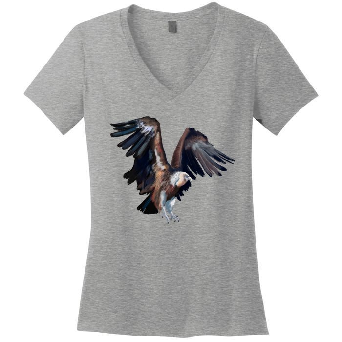 Flying Vulture Women's V-Neck T-Shirt