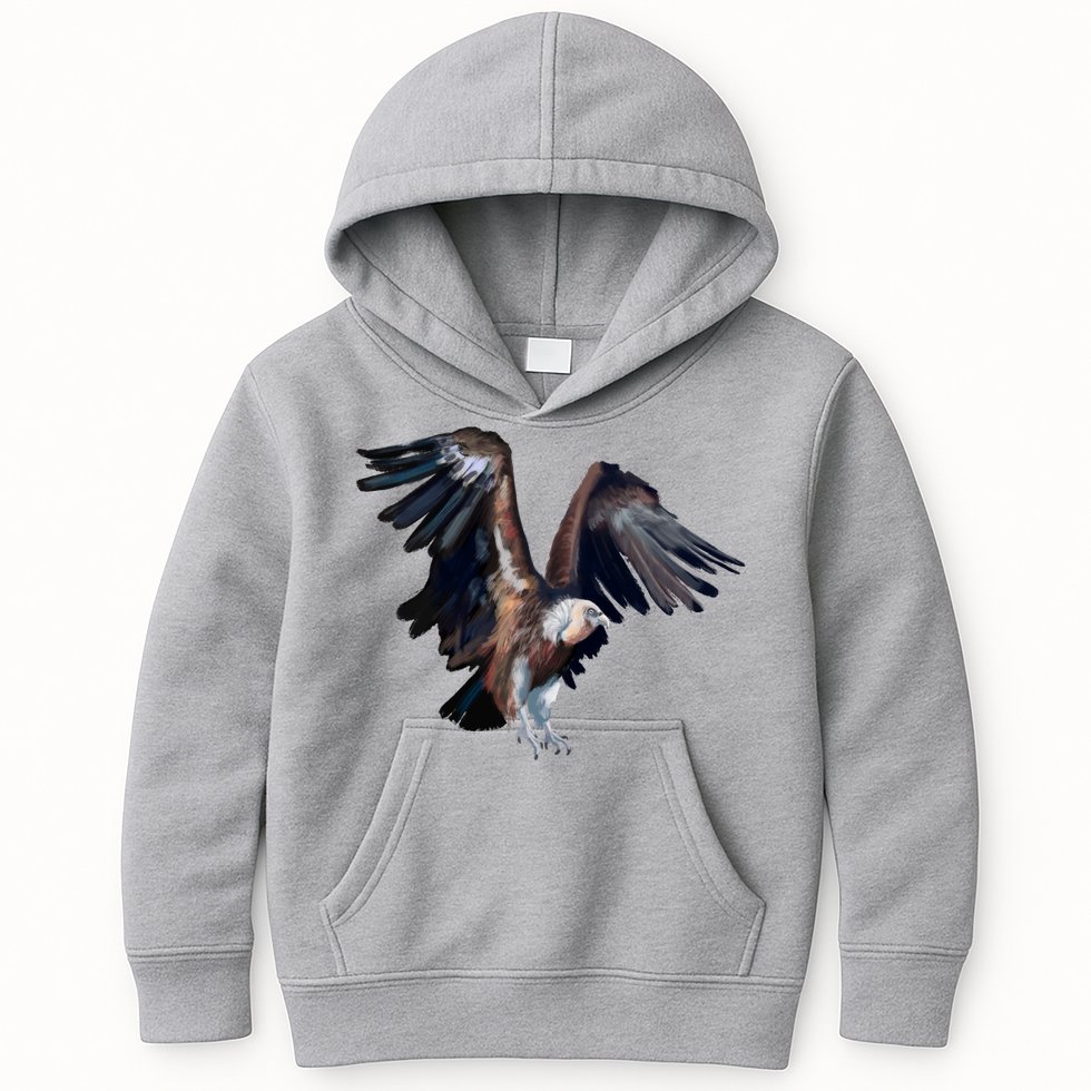 Flying Vulture Kids Hoodie