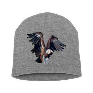 Flying Vulture Short Acrylic Beanie