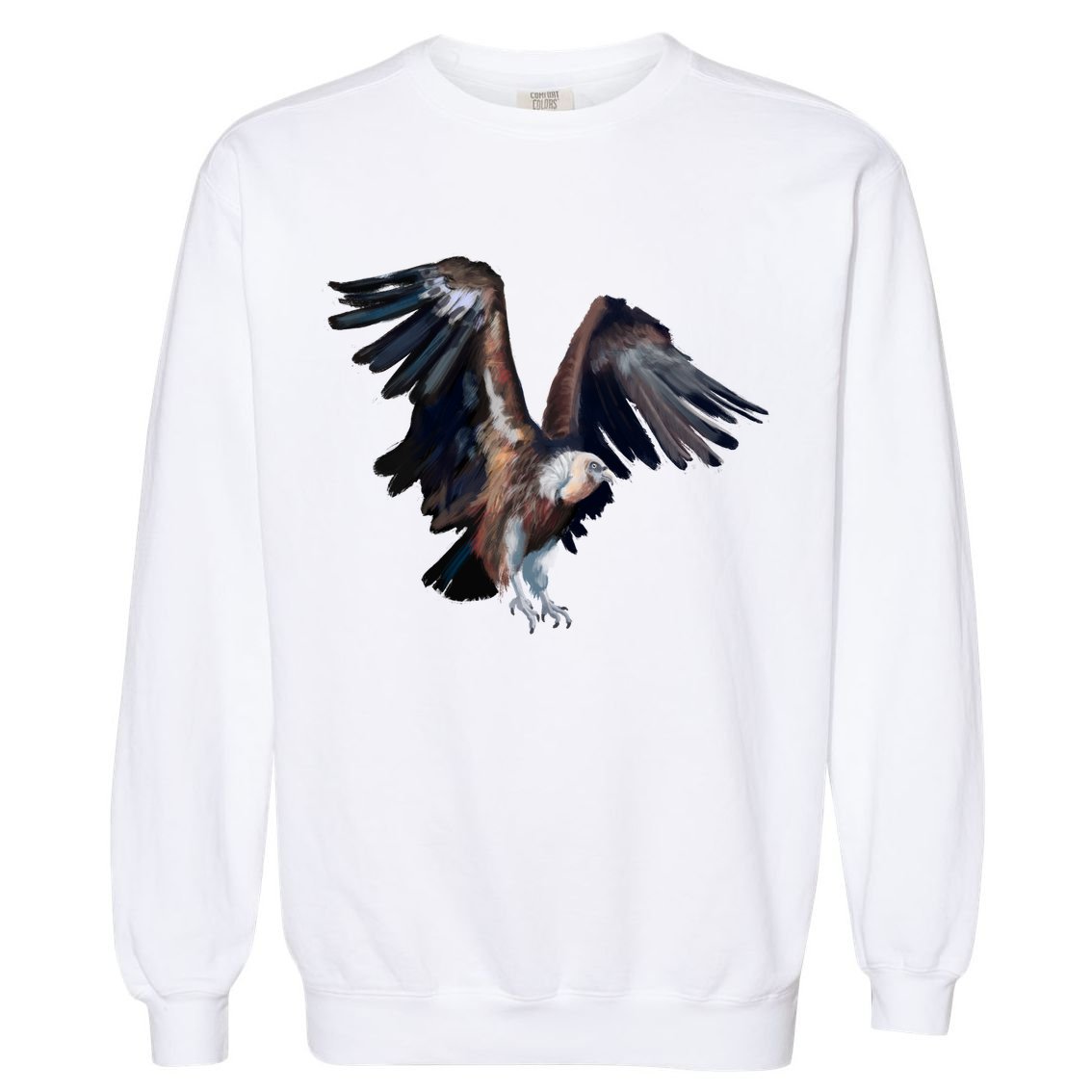 Flying Vulture Garment-Dyed Sweatshirt