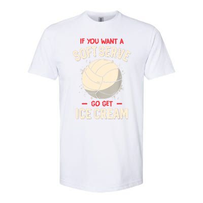 Funny Volleyball Softstyle® CVC T-Shirt