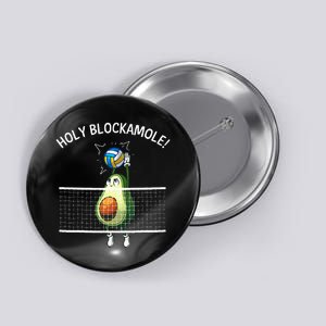 Funny Volleyball For  Holy Guacamole Player Blocker Button