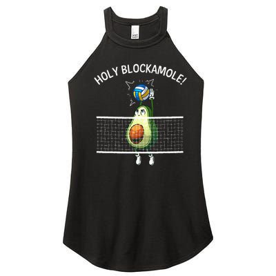 Funny Volleyball For  Holy Guacamole Player Blocker Women’s Perfect Tri Rocker Tank