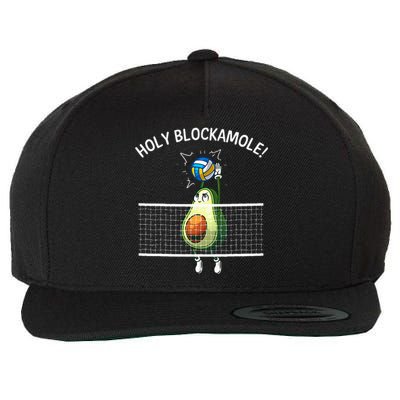 Funny Volleyball For  Holy Guacamole Player Blocker Wool Snapback Cap