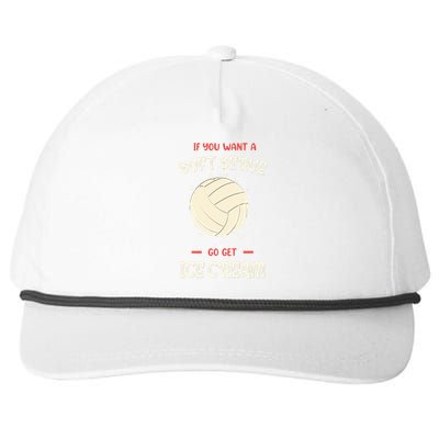 Funny Volleyball  Snapback Five-Panel Rope Hat