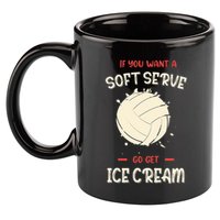 Funny Volleyball  11oz C Handle Ceramic Mug