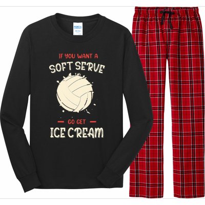 Funny Volleyball  Long Sleeve Pajama Set