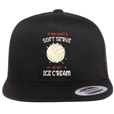 Funny Volleyball  Flatbill Hat
