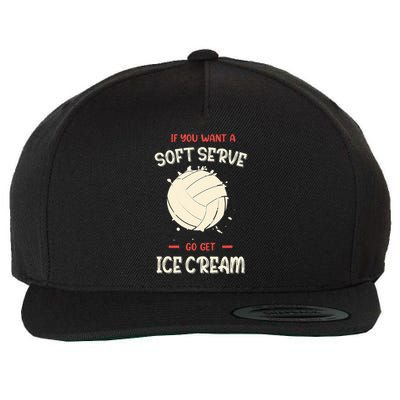 Funny Volleyball  Wool Snapback Cap