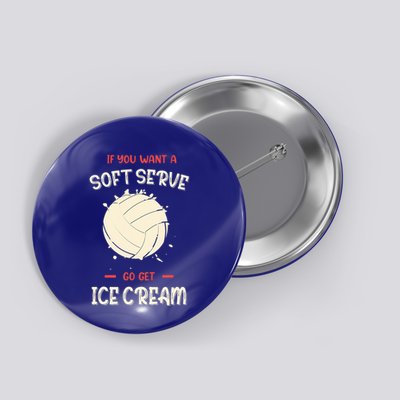 Funny Volleyball  Button