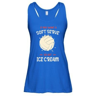 Funny Volleyball  Ladies Essential Flowy Tank