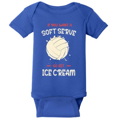 Funny Volleyball  Baby Bodysuit