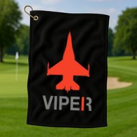 F16 Viper Golf Towel