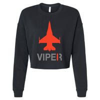 F16 Viper Cropped Pullover Crew