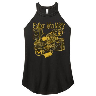 Favorite Vegetable Father John Misty Women’s Perfect Tri Rocker Tank