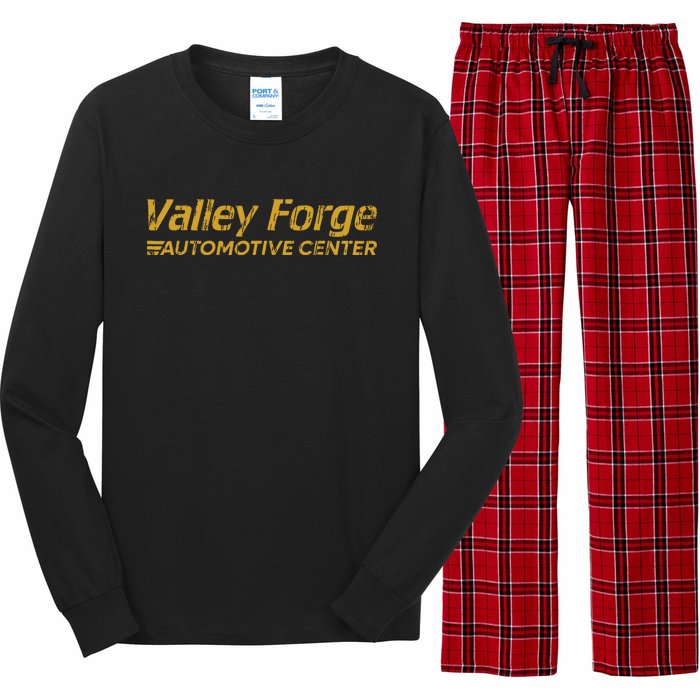 Funny Valley Forge Automotive Distressed Look Long Sleeve Pajama Set