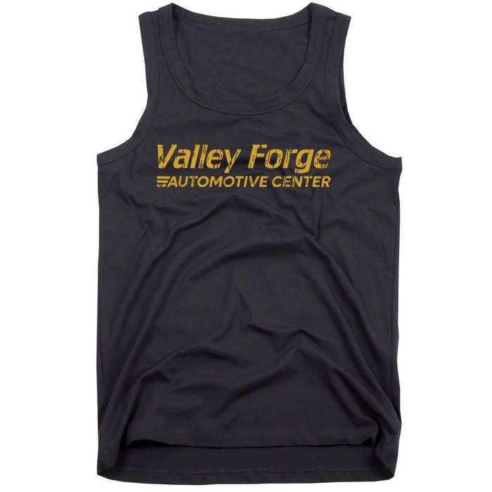 Funny Valley Forge Automotive Distressed Look Tank Top