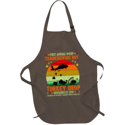 Funny Vintage First Annual WKAP Turkey Drop Apron