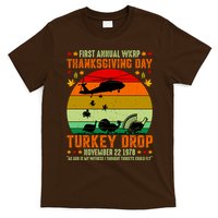 Funny Vintage First Annual WKAP Turkey Drop T-Shirt