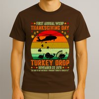 Funny Vintage First Annual WKAP Turkey Drop T-Shirt