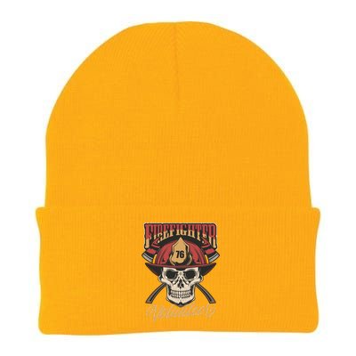 Firefighter Volunteer Knit Cap Winter Beanie