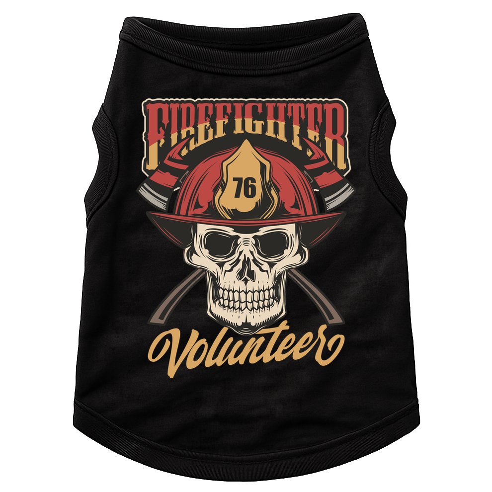Firefighter Volunteer Doggie Tank