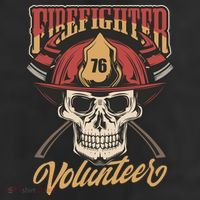 Firefighter Volunteer 11oz C Handle Ceramic Mug