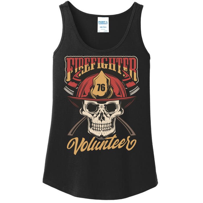 Firefighter Volunteer Ladies Essential Tank