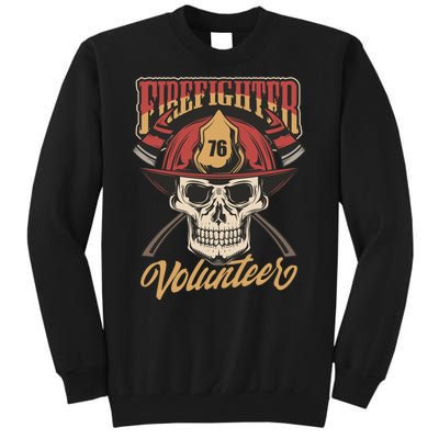 Firefighter Volunteer Tall Sweatshirt