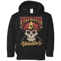 Firefighter Volunteer Toddler Hoodie